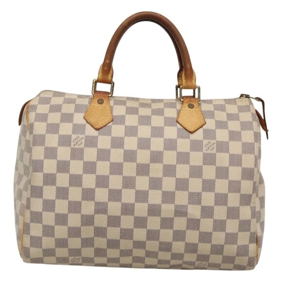 LOUIS VUITTON Damier Azur Speedy 30 Hand Bag - Picture 3 of 15